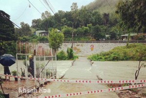 Cam Lâm: Mưa lũ làm ngập úng 12 ha lúa tại thôn Suối Lau 1