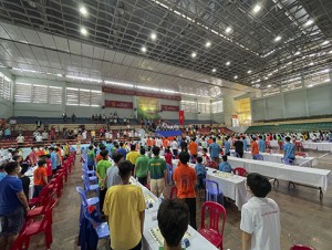 Hơn 250 vận động viên tranh tài Giải vô địch cờ tướng trẻ quốc gia