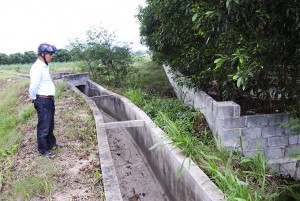 Lấn chiếm hành lang kênh mương Dự án Hồ chứa nước Tà Rục: Sẽ xử lý dứt điểm