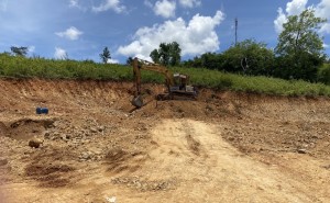 Cam Lâm: Phát hiện, xử lý một trường hợp khai thác đất trái phép