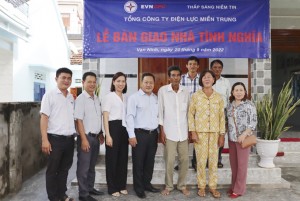 Tổng Công ty Điện lực miền Trung: Bàn giao căn nhà tình nghĩa thứ 5 tại Khánh Hòa