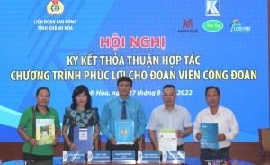 Ký kết hợp tác chương trình phúc lợi với 4 đơn vị của Tổng Công ty Khánh Việt