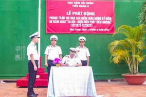 Tiểu đoàn 5 Học viện Hải quân: Phát động đợt thi đua cao điểm