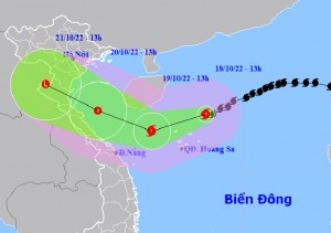 Tàu cá của Khánh Hòa không nằm trong vùng nguy hiểm của bão số 6