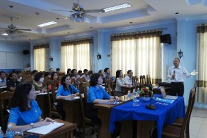 Công đoàn ngành Giáo dục tỉnh Khánh Hòa tập huấn công tác tổ chức đại hội công đoàn cơ sở nhiệm kỳ 2023-2028