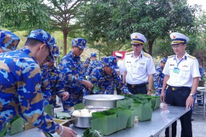 Lữ đoàn 162: Tổ chức hội thi bánh chưng xanh mừng Xuân Quý Mão