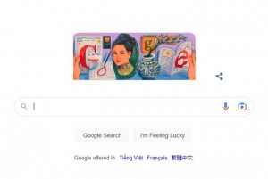 Google tôn vinh bà Sương Nguyệt Anh, nữ chủ bút đầu tiên ở Việt Nam